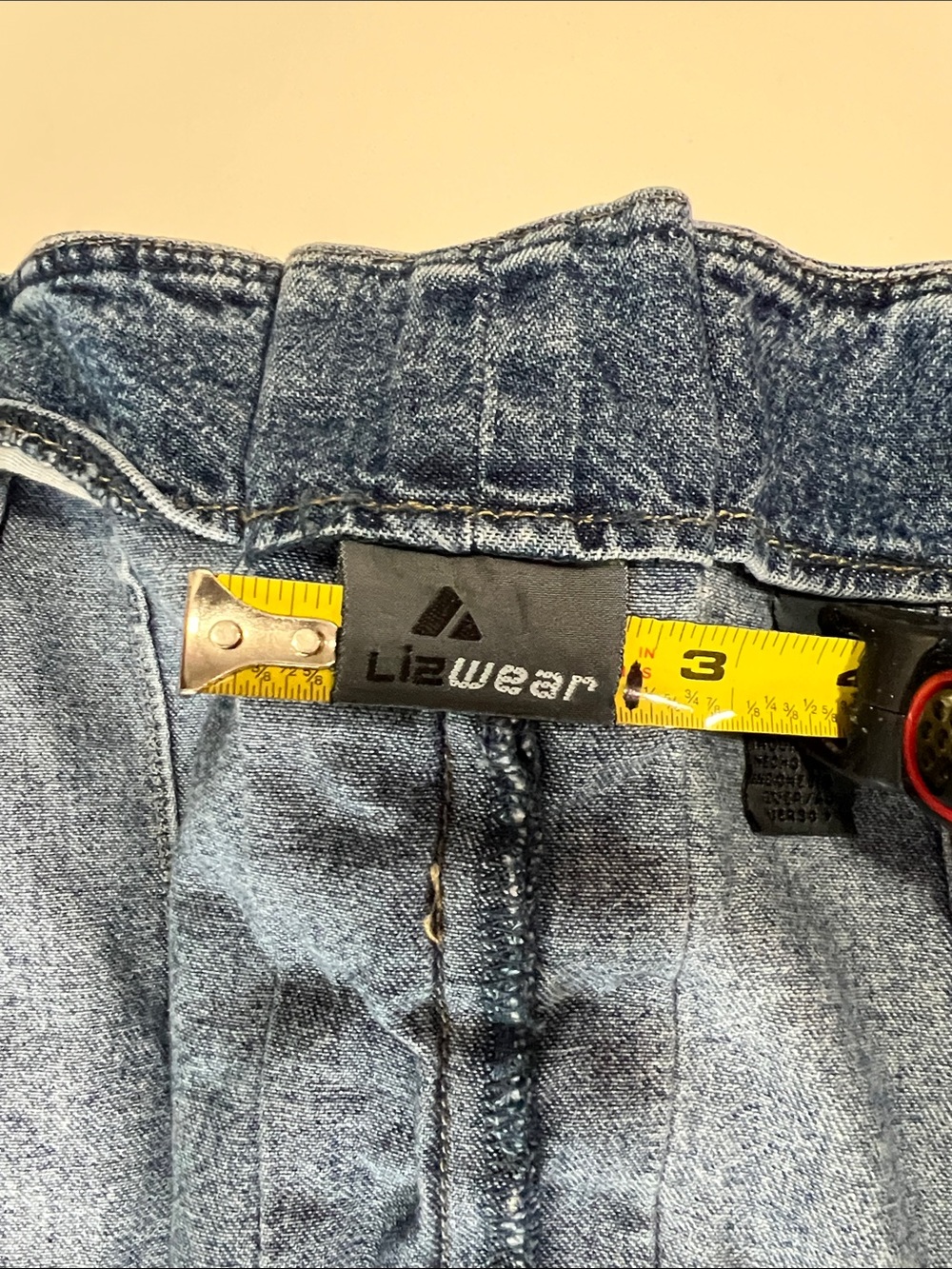 Lizwear Button-Front Blue Denim Maxi Skirt - Picture 12 of 12
